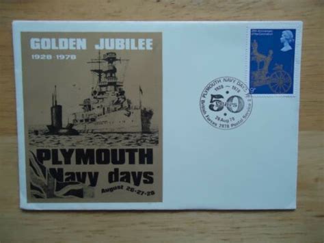 Royal Navy Plymouth Navy Days 1978 Golden Jubilee Commemorative Cover
