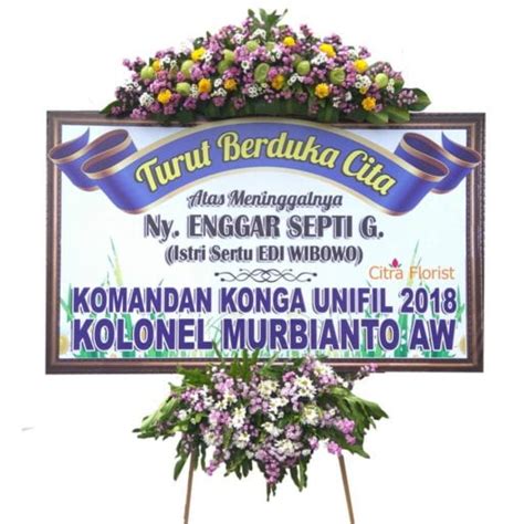 Karangan Bunga Duka Cita Surabaya Dk Citra Florist
