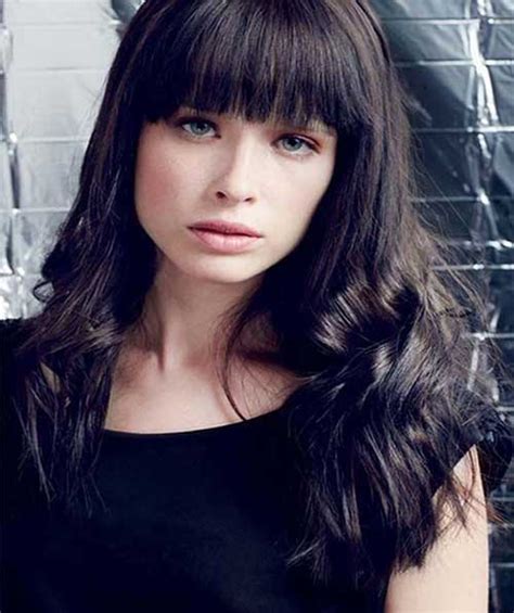 25 Hairstyles With Bangs 2015 2016 Hairstyles And Haircuts 2016 2017