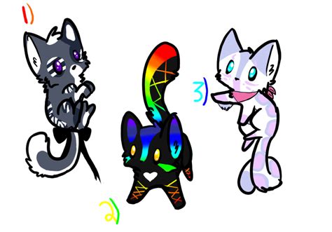 Cat Adoptables Lowered Prices By Alphaavarice On Deviantart