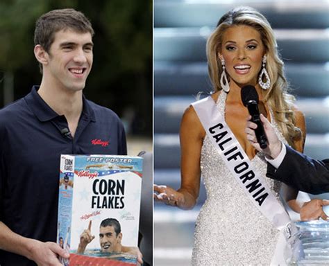 Miss Usa Runner Up Carrie Prejean And Olympic Swimmer Michael Phelps A Couple