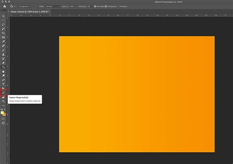 Comment Utiliser L Outil De Forme Personnalis E Dans Adobe Photoshop