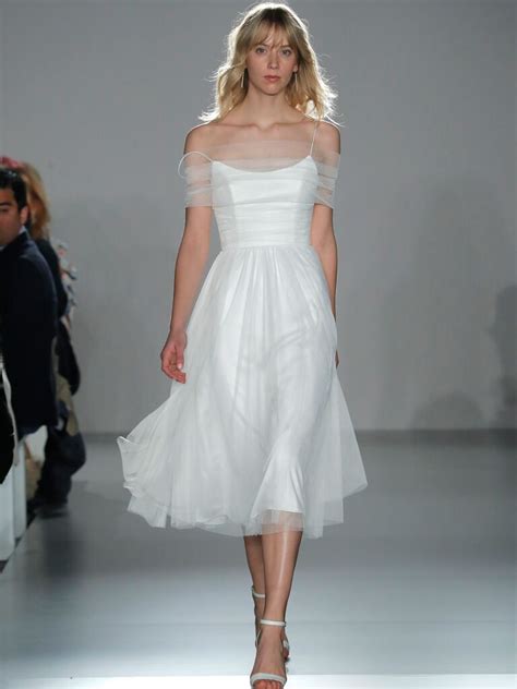 Amsale Little White Dress Spring 2020 Bridal Fashion Week Photos