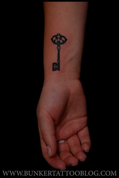 Image Result For Wrist Skeleton Key Tattoo Key Tattoo Small Tattoos