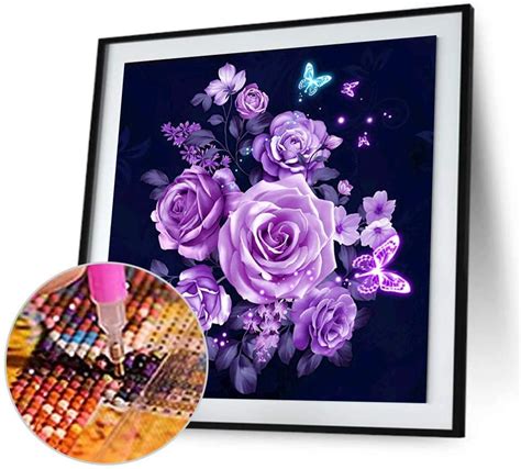 Home And Garden 5d Diamond Painting Full Drill Embroidery Cross Craft Stitch Kits Art Flower Mt4700107