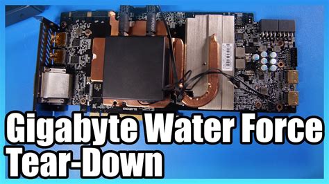 Gigabyte Gtx 1080 Xtreme Waterforce Tear Down Youtube