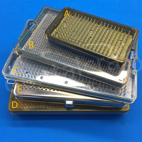 Sterilization Tray Case Box Opthalmic Surgical Instrument 5 Types Case