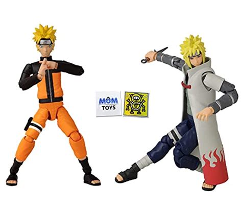 Bandai Anime Heroes Uzumaki Naruto And Namikaze Minato Action Figures
