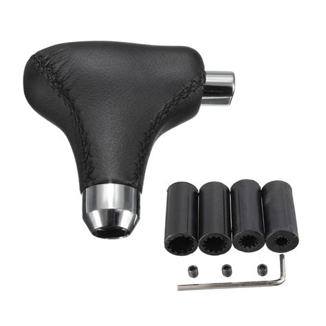 Universal Automatic Gear Shift Knob Stick Lever Shifter With 4 Adaptors