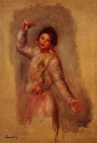 Dancer With Castenets 1895 Pierre Auguste Renoir