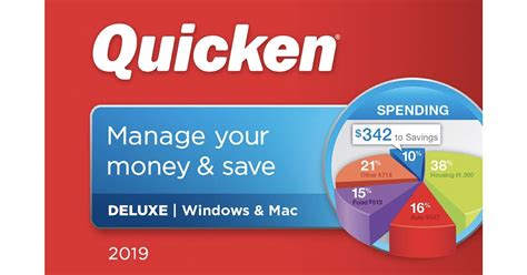 Amazon Quicken Deluxe 2019 Personal Finance Software 1 Year 2 Bonus