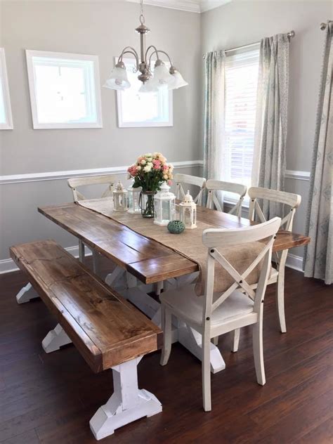 After that it's all smooth sailing. Ana White | Farmhouse Table & Bench - DIY Projects