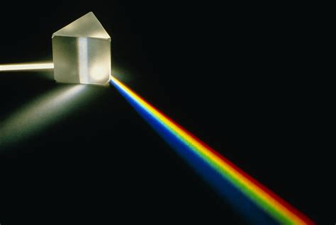 Light Through A Triangular Prism Photograph By David Parker