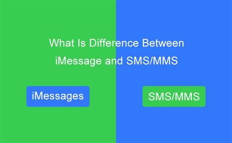 What Is Difference Between Imessage And Sms Mms