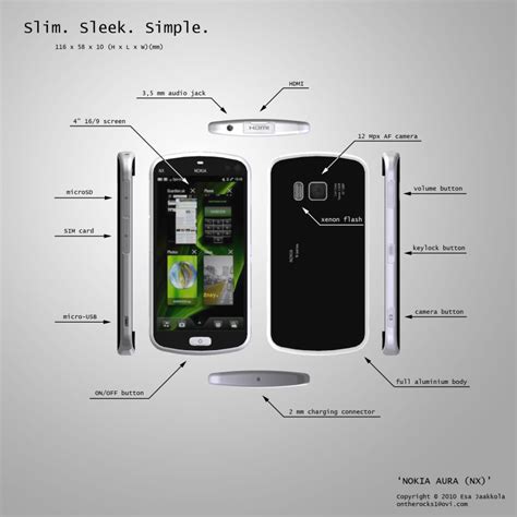 Nokia Aura Meego Concept Phone Is Simplistic And Beautiful Concept Phones