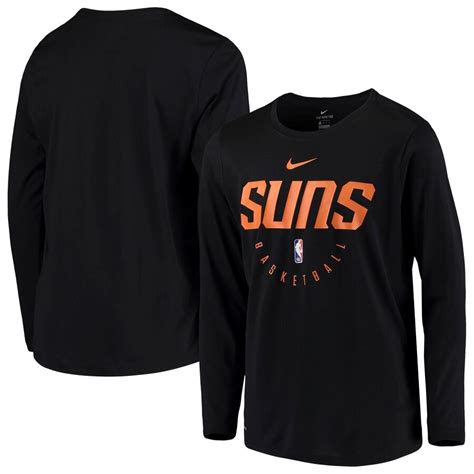 Seeking for free phoenix logo png images? Phoenix Suns Nike Black Practice Logo Legend Long Sleeve ...