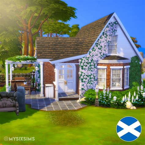 Forest Vintage Cottage I Scotland I The Sims 4 I Speed Build I Building