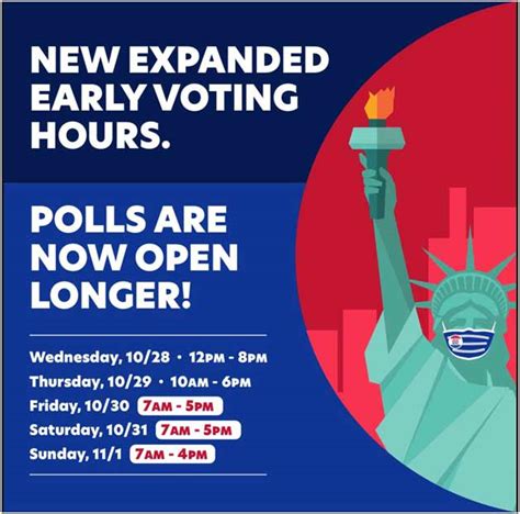 Nyc Board Of Elections Early Voting Hours Extended For The Coming