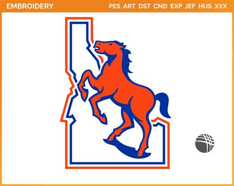 Boise State Broncos Throwback Logo 2021 College Sports Embroidery