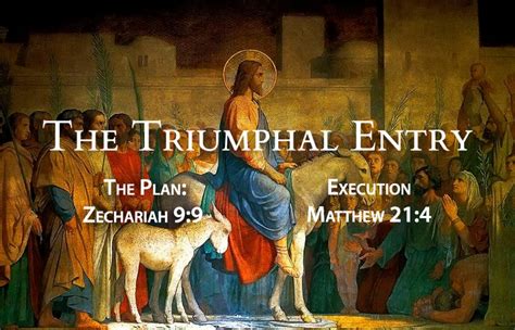 Why Did The Triumphal Entry Occur — Palm Sunday Neverthirsty