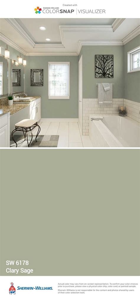 Clary Sage This Is Pretty Much The Exact Color In My Master Bathroom