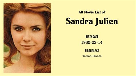 Sandra Julien Movies List Sandra Julien Filmography Of Sandra Julien YouTube