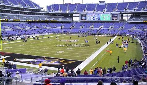ravens seating chart with rows
