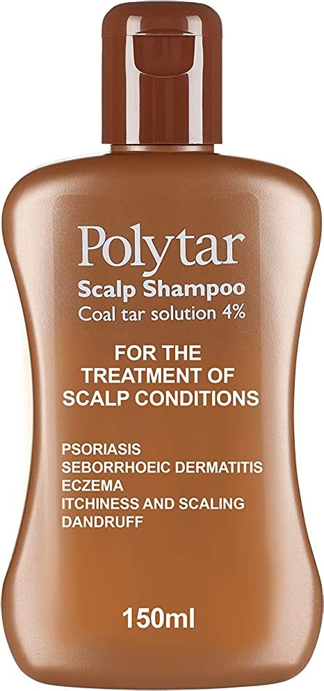Polytar Scalp Shampoo 150ml Treats Psoriasis Seborrhoeic Dermatitis