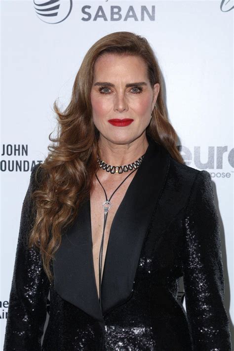 Brooke Shields At Elton John Aids Foundations 31st Annual Academy