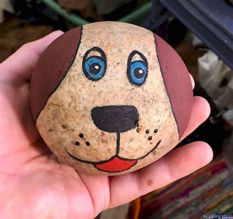 40 Awesome Diy Projects Painted Rocks Animals Dogs For Summer Ideas 2