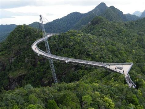 The Langkawi Sky Bridge In Malaysia Is Suspended At 700 Metres Above