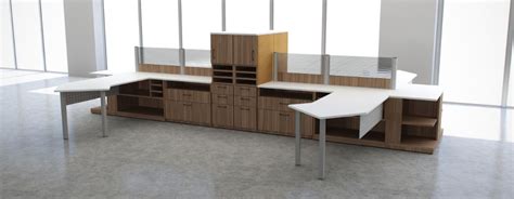 By darman12 in workshop organizing. Modular Desk System: IOF Benching | Track Office Furniture