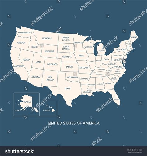 United States Map With Countries