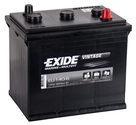Eu140 6 6v Exide Battery 511 3a8