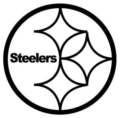 Black And White Steelers Logo Logodix