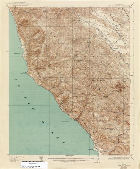 California Map With Cities Southern California Topographic Map New