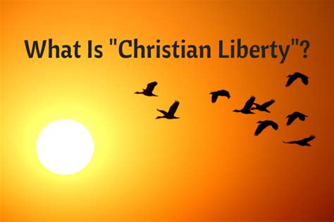 What Is Christian Liberty Past Watchful Dragons