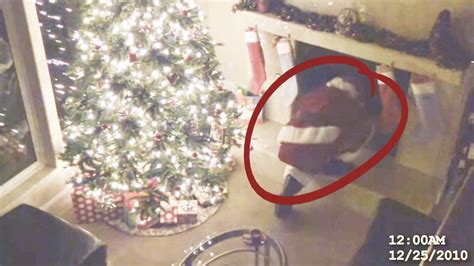 Top 10 Times Santa Was Caught On Camera Youtube
