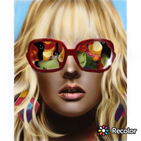 Recolored By Caryn Recolor Caryn Mirrored Sunglasses