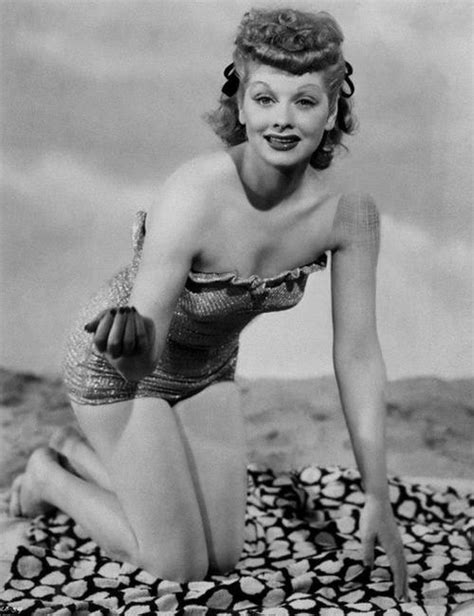At The Beach Lucille Ball In The 1940 S Lucy Fan Flickr