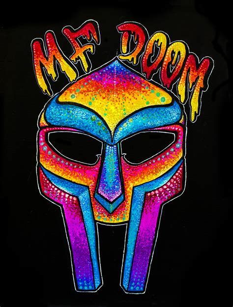 Mf Doom Painting I Made A Few Years Back Been Handing Out Sticker