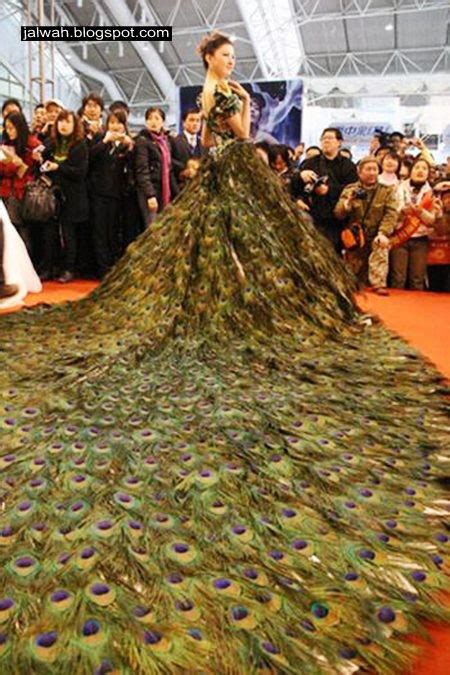 Jalwah Peacock Feathers Wedding Ceremony Wear
