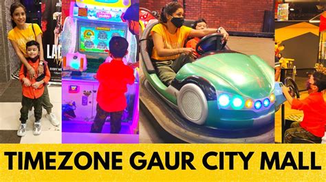 Gaur City Mall Timezone 😍 Fun Games And Bowling 🎳 Gaur City Mall