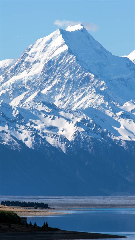 Mount Cook 4K Wallpaper, New Zealand, Aoraki National Park, Mountain Peak, Snow covered, Nature ...