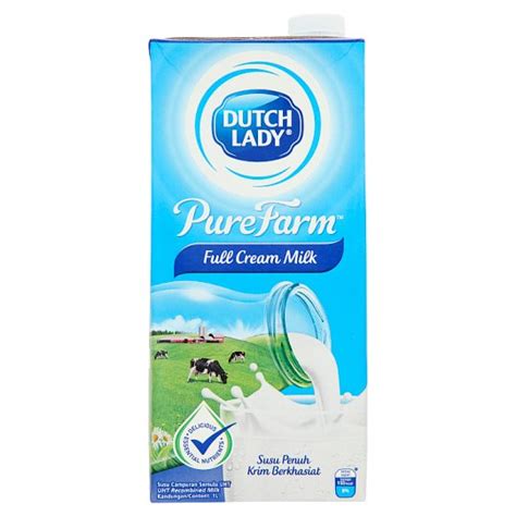 New formula with richer chocolate flavour. Dutch Lady Pure Farm Full Cream Milk 1L - Tesco Groceries