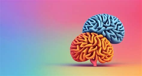 Premium Photo Colorful Brains For Mental Health Awareness Generative