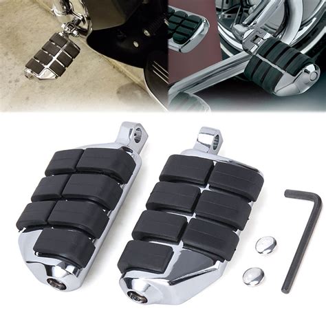 Motorcycle Foot Rest Pegs Dually Iso Pegs For Harley Male Mount Touring