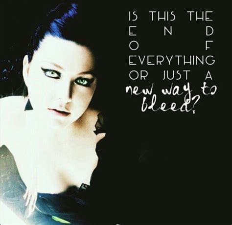 New Way To Bleed Amy Lee Evanescence Amy Lee Evanescence