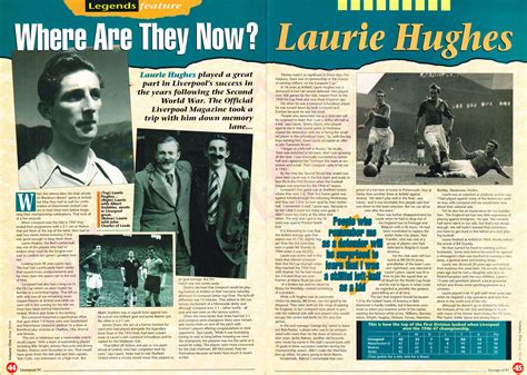 Liverpool Career Stats For Laurie Hughes Lfchistory Stats Galore