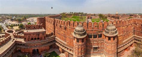 Aerial View Of Agra Fort India Aaef05601 Amazing Aerialwestend61